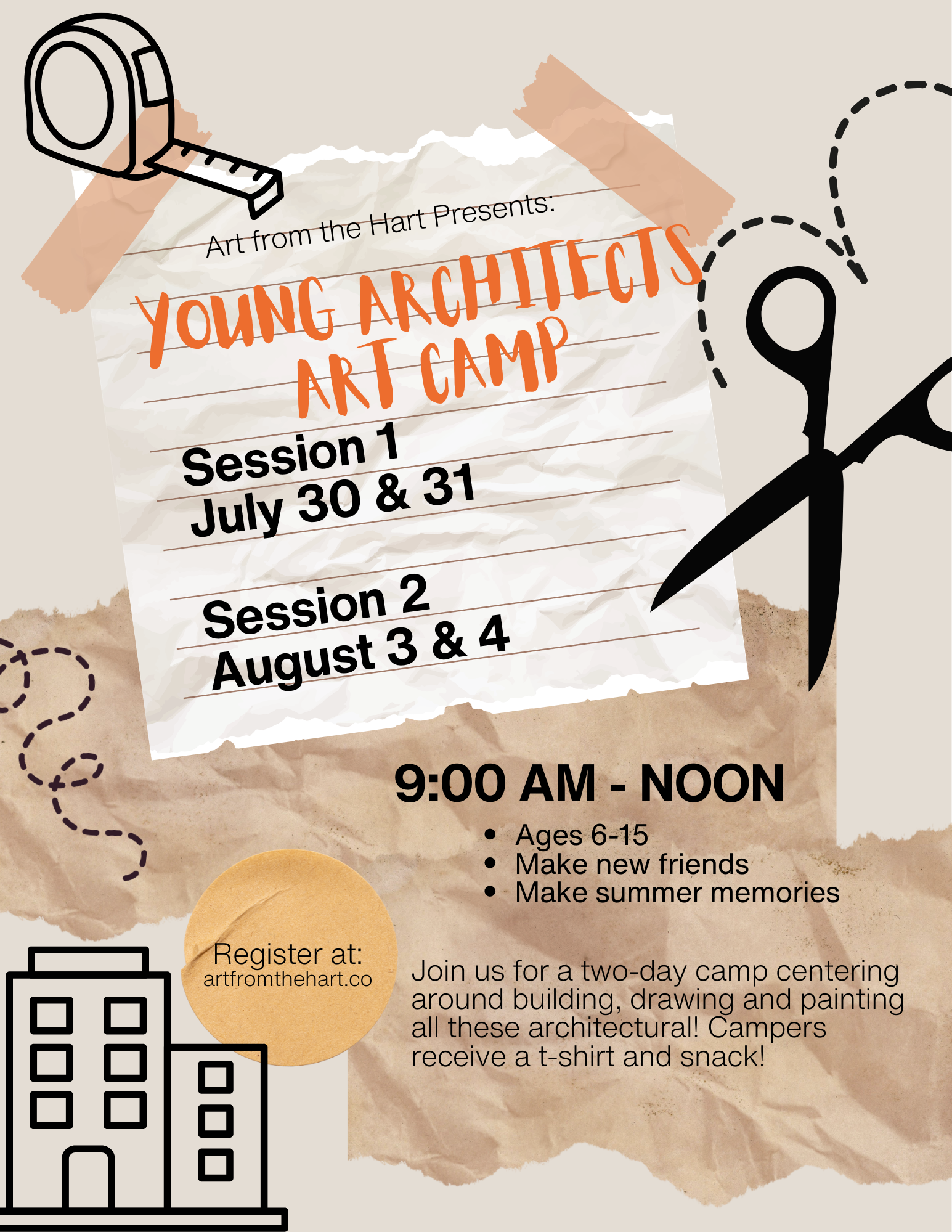 Young Architects Summer Art Camp - July 30 & 31 - Session #1 | Art From ...